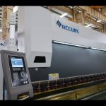 4 άξονας CNC μηχάνημα πρέσας 175 τόνων x 4000 mm CNC μηχανοκίνητο στέμμα